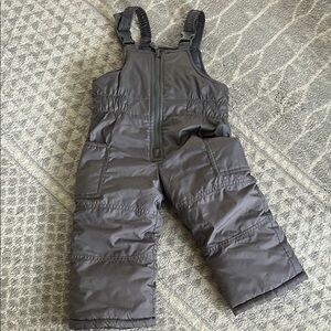 Carters Gray Snow Bib